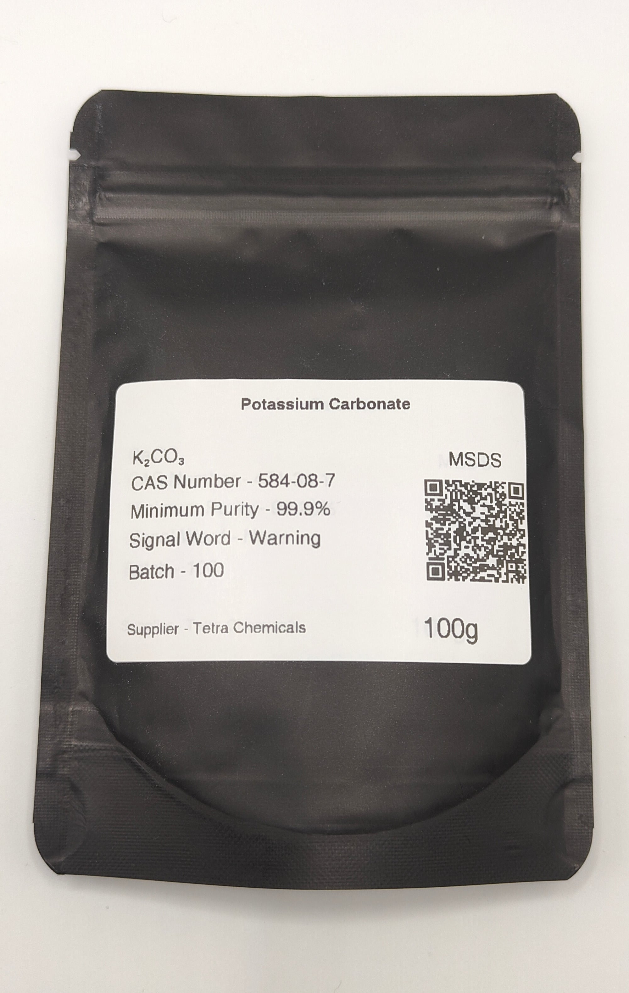 Potassium Carbonate 99.9% Pure CAS 584-08-7